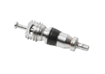 Wall Mural - tire valve core (with clipping path) isolated on white background