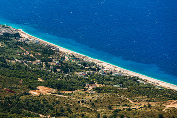 Wall Mural - Albanian riviera, Albania, Ionian sea