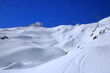 Blick in das Gletschergebiet Hohe Tauern in den Alpen