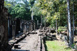 Kambodscha. Teil der Tempelanlage von Angkor Wat.   Detailansicht eines etwas abseits gelegenen Tempels.
