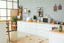 Stylish Interior Of Modern Kitchen