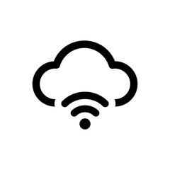 Poster - Computing wifi icon. Networking concept