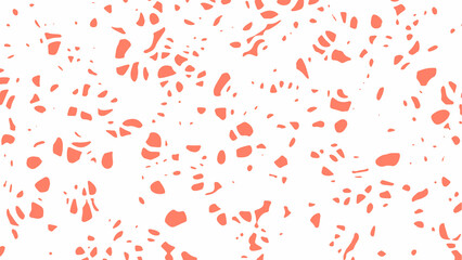 Wall Mural - small orange spots on a white background, grunge background.