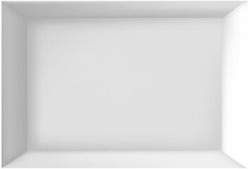 Poster - Empty bright interior vector mockup