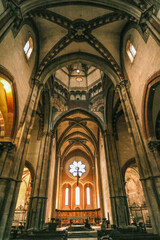 Wall Mural - The Basilica of St. Andrew is a beautiful monument of early Italian Gothic, retaining the features of the Romanesque style.    