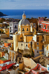 Wall Mural - From the Island of Procida, Bay of Naples, Italy