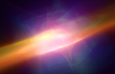 Wall Mural - abstract deep saturated fractal colorful background wallpaper