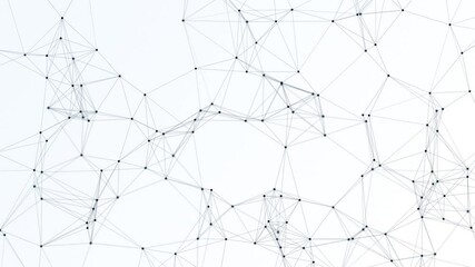 4K Network technology and plexus background(loopable)