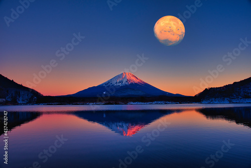 Fototapeta Fudżi  gora-fuji-i-synteza-planetarna