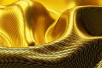 Particle drapery luxury gold 3d illustration background