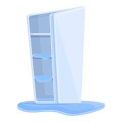 Poster - Household refrigerator repair icon. Cartoon of Household refrigerator repair vector icon for web design isolated on white background