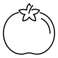 Poster - Farm tomato icon, outline style