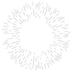 Poster - Radial lines radiance, burst, starburst, sunburst effect design element