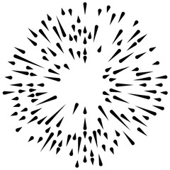 Poster - Radial lines radiance, burst, starburst, sunburst effect design element