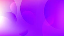 Shiny Purple Circles Modern Background