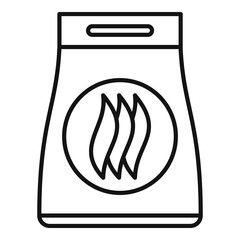 Wall Mural - Softener package icon, outline style
