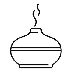 Poster - Aromatherapy diffuser icon, outline style