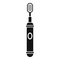 Sticker - Electric toothbrush health icon, simple style