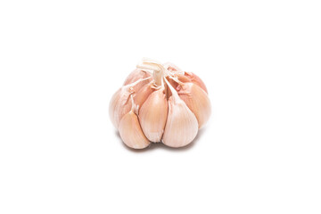 Garlic isolated on a white background.