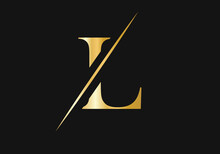 Initial  L Logo. L Logo For Luxury Fashion Branding.