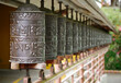 buddhist prayer wheels