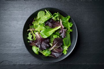 Mixed Greens Overhead