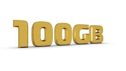 Poster - Gold  text 