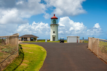 Kilauea Lighthouse, Kauai, Hawaii. Kīlauea Lighthouse is located on Kīlauea Point on the island of Kauaʻi, Hawaiʻi in the Kīlauea Point National Wildlife Refuge. A popular place for bird watching.