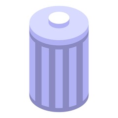 Poster - Delete user recycle bin icon. Isometric of Delete user recycle bin vector icon for web design isolated on white background
