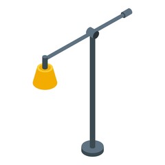 Poster - Office lamp icon. Isometric of Office lamp vector icon for web design isolated on white background