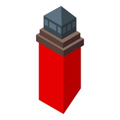 Poster - Home chimney icon. Isometric of Home chimney vector icon for web design isolated on white background