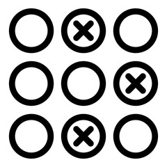 Poster - Blacklist code icon. Outline Blacklist code vector icon for web design isolated on white background