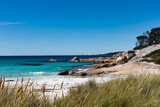 Fototapeta Big Ben - Binalong Bay beach scene Tasmania