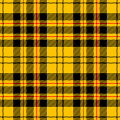 yellow tartan seamless vector pattern
