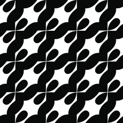   vector seamless pattern with triangular elements. abstract ornament for wallpapers and backgrounds. Black and white colors.