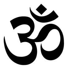 Om Sign Yoga Symbol Vector Illustration