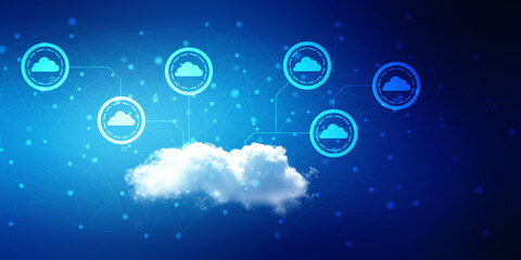 Poster - 2d rendering technology Cloud computing 