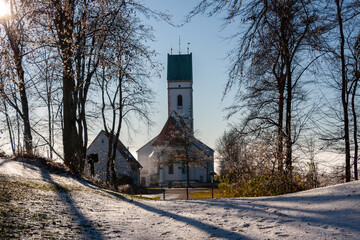 Wall Mural - Bussenkirche auf dem Heiligen Berg Oberschwabens in Deutschland