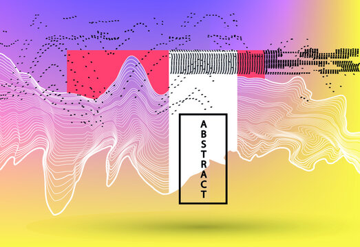 Artistic covers design. Creative colors backgrounds. Trendy futuristic design