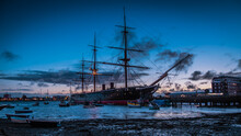 HMS Warrior At Sunset