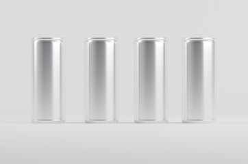 Wall Mural - Aluminium Soda Beer Can Mockup 3D Illustration