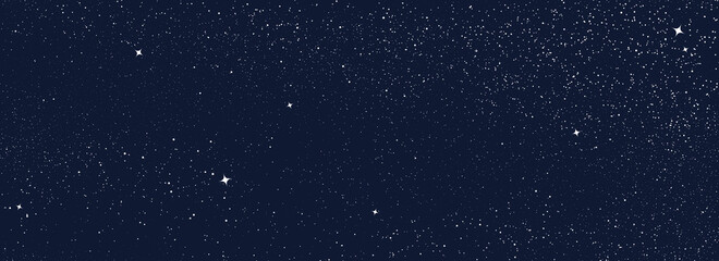 night sky with stars pattern. surreal universe background. abstract cosmos imagination. surreal star