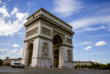 Fototapeta Paryż - arc de triomphe city
