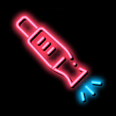 Poster - Hunting Whistle neon light sign vector. Glowing bright icon Hunting Whistle sign. transparent symbol illustration