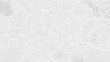 © Kostiantyn - White and light grey Bucharest City area vector background map, streets and water cartography illustration.