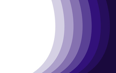 Wall Mural - dark purple spectrum wavy line gradient color pattern frame background with empty space for text.