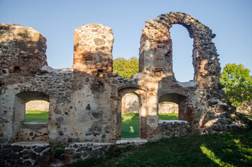 Wall Mural - Ruins of Ancient Medieval Castle, Dobele, Latvia.