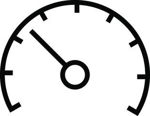 speedometer speed time clock icon. Time Signs, symbols can be used for web, UI, UX, logo, mobile app