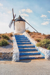 Wall Mural - Windmills in La Mancha province, Spain