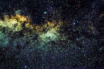 background with stars milky way